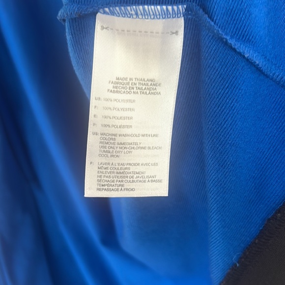 Y2K Adidas men’s 3 stripes blue black jacket size medium - Picture 8 of 10